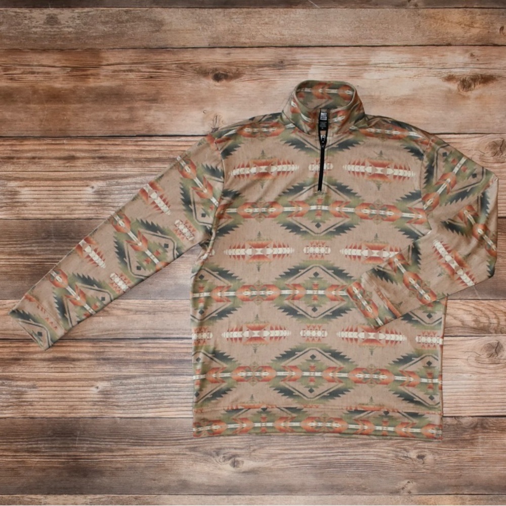 Men’s Tasha Polizzi Chandler Aztec pullover.
